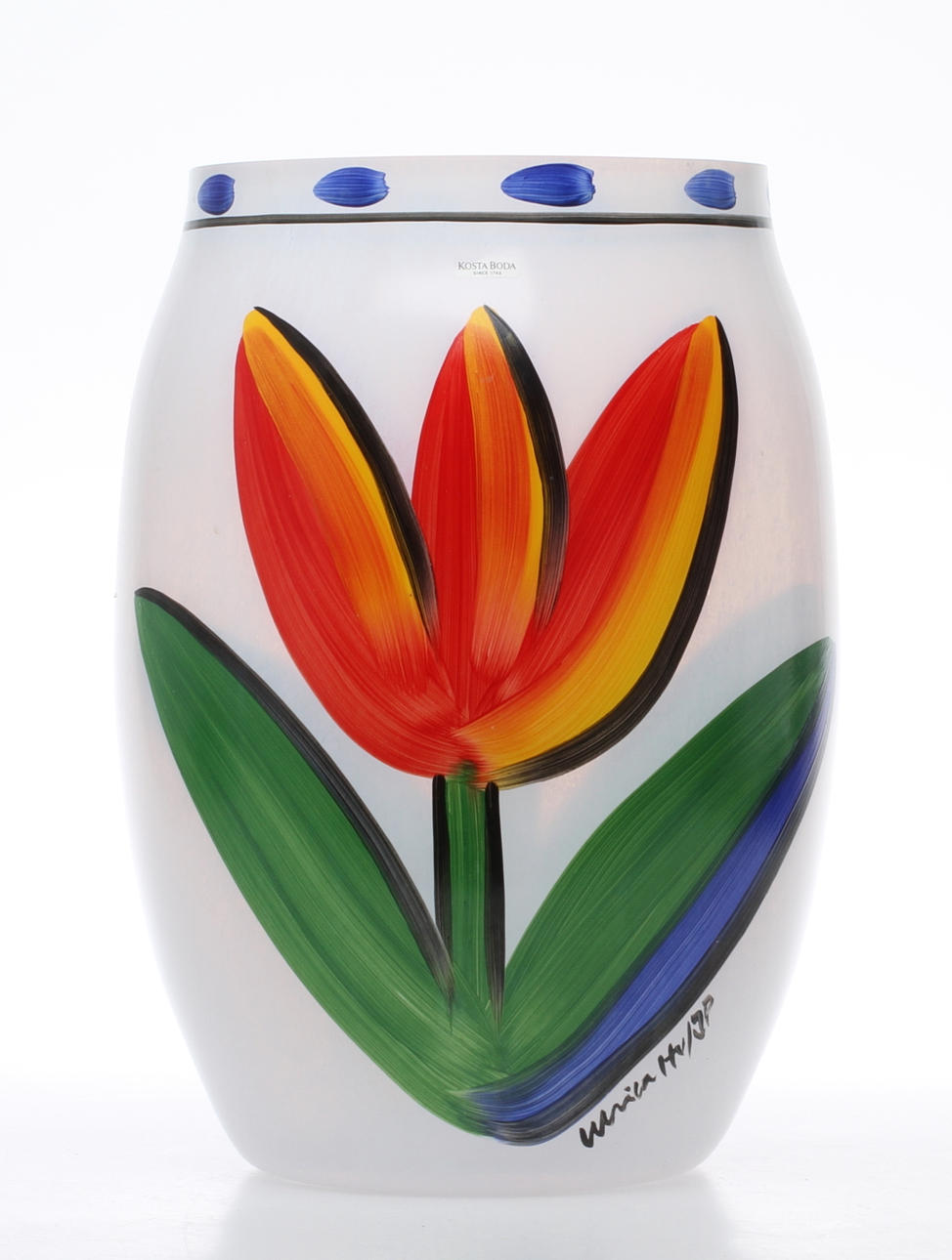 VAS, Tulipa, Ulrica Hydman-Vallien, Kosta Boda.