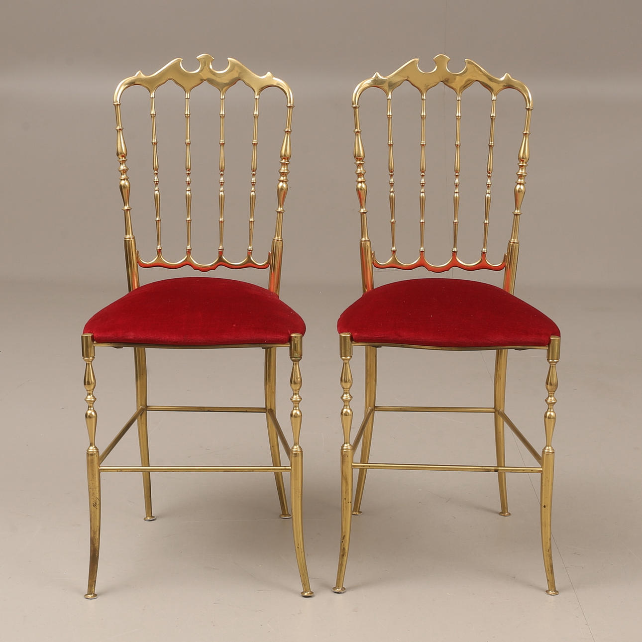 STOLAR, 2 stycken, Chiavari, Italien.