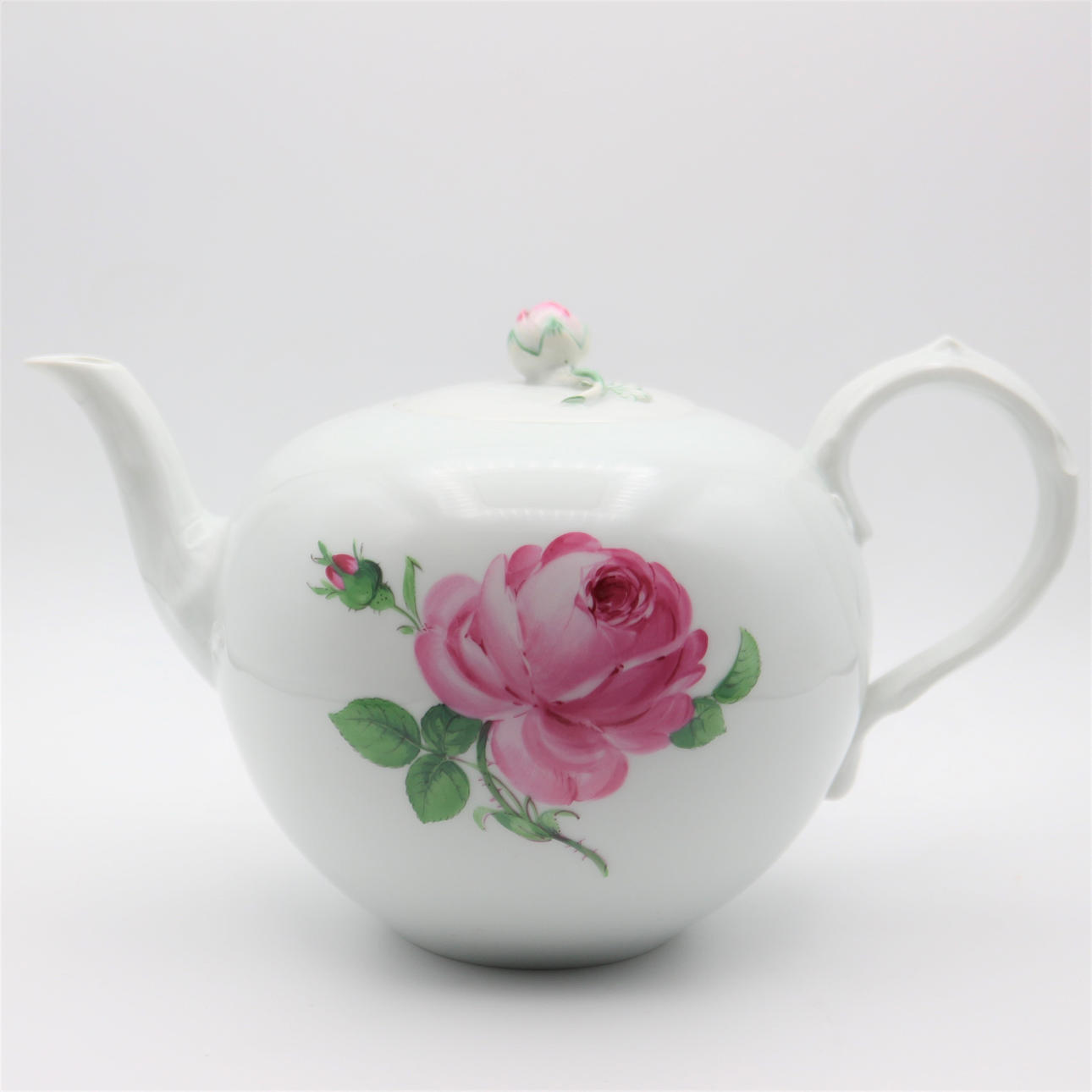 MEISSEN "ROSA ROSE" TEEKANNE.