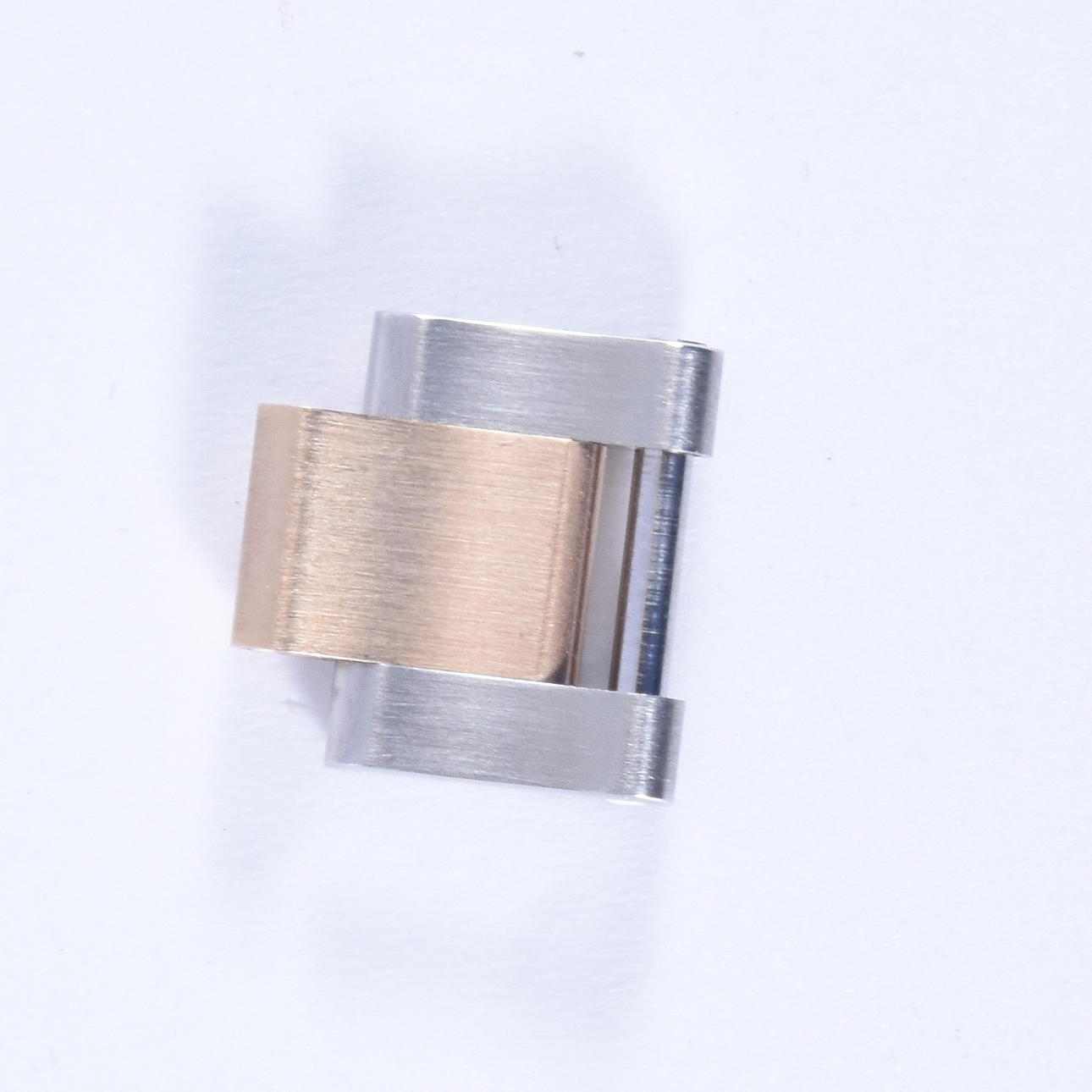 LÄNKBIT, Rolex Datejust, Roségold und Stahl.