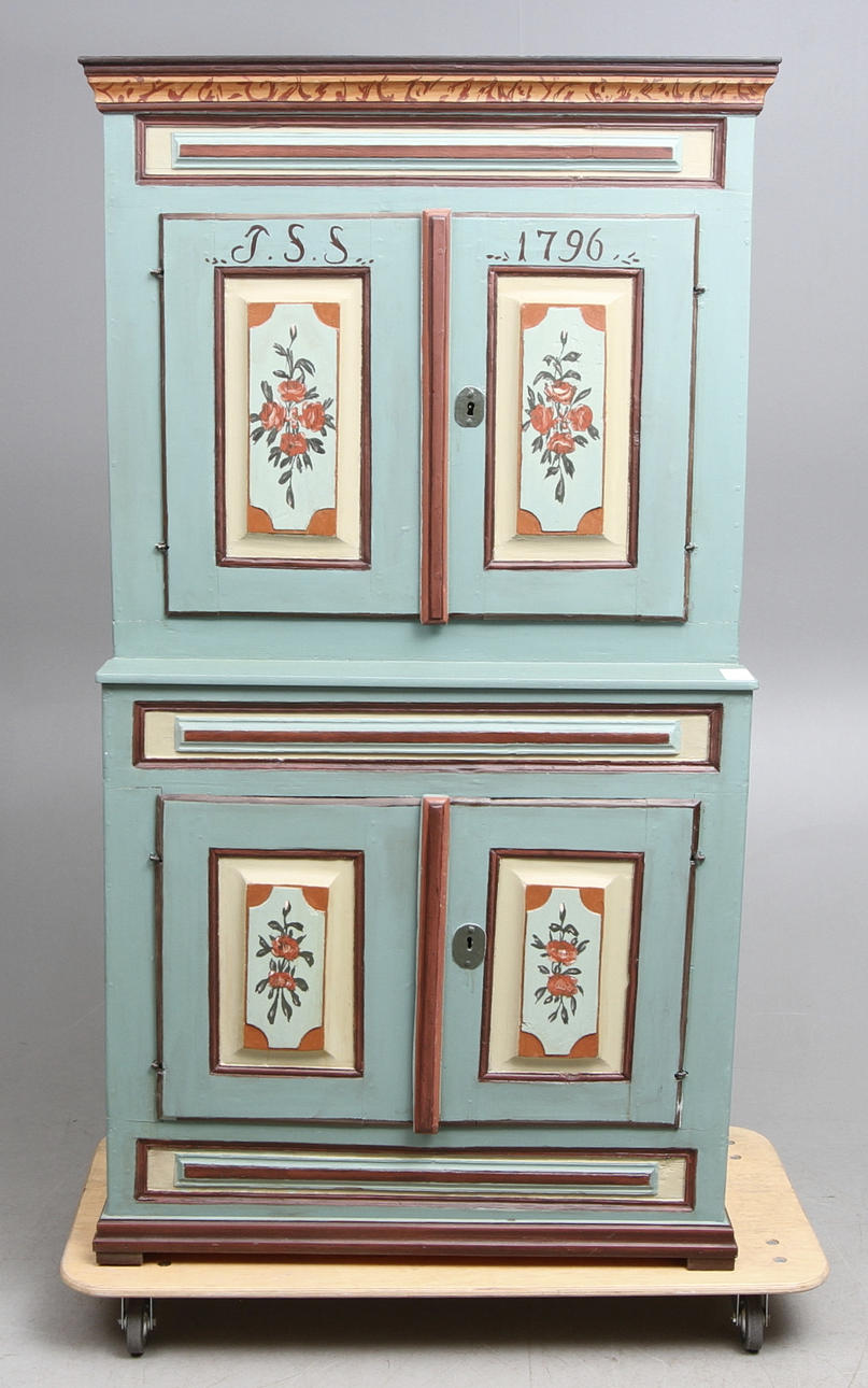 SKÅP, allmoge, sent 1700-tal.