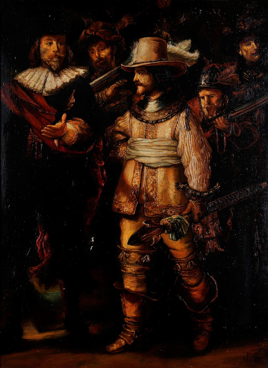 REMBRANDT HARMENSZOON VAN RIJN. EFTER. "Nattevagten".