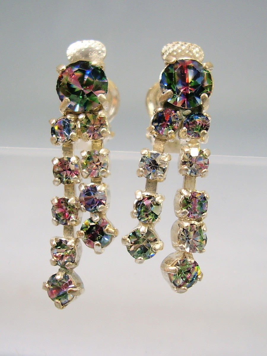 RHEINKIESEL OHRRINGE ART DECO.