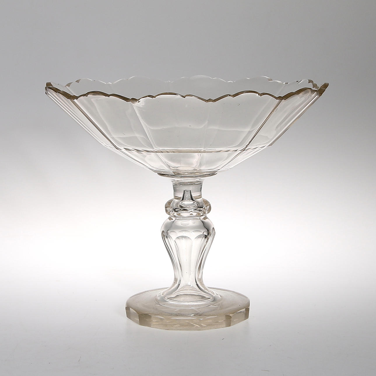 GELÉSKÅL, kristall, 1800-talets mitt.