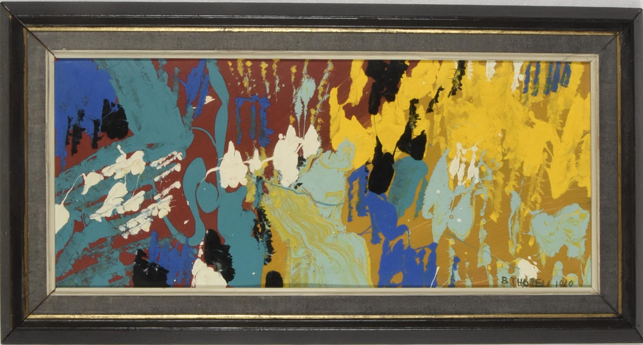 BRITA THORELL. Lackmålning.