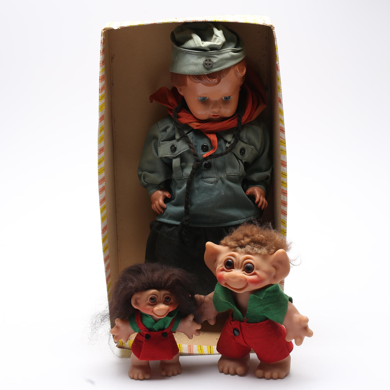 TROLL, 2 stk, Thomas Dam, Danmark og DUKKE, cellulite.