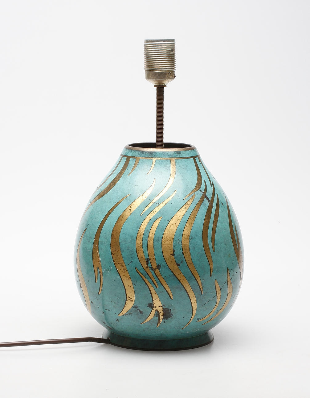 BORDSLAMPA, metall, "Ikora", WMF, 1930-tal.