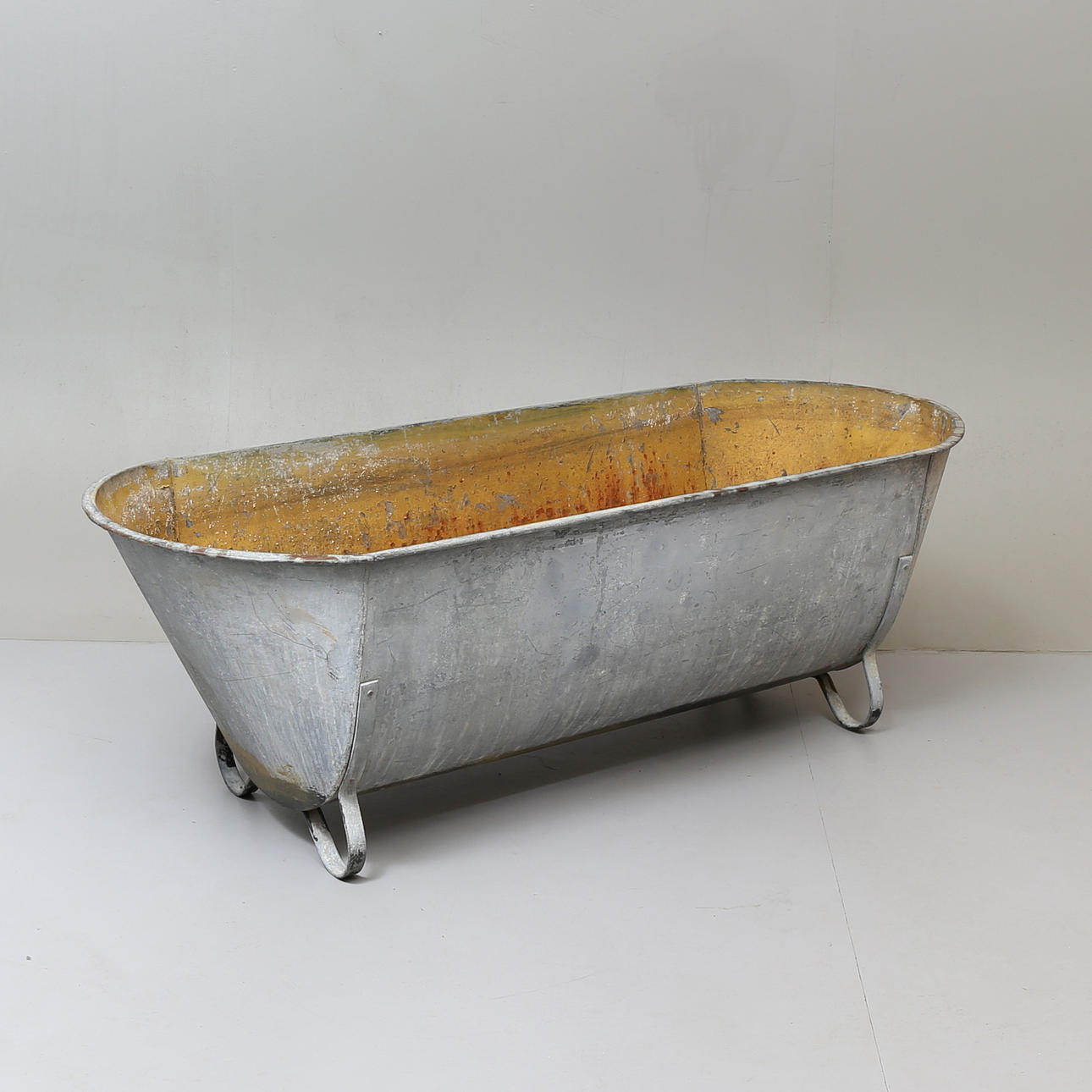 BADEWANNE, Zink, 1900.