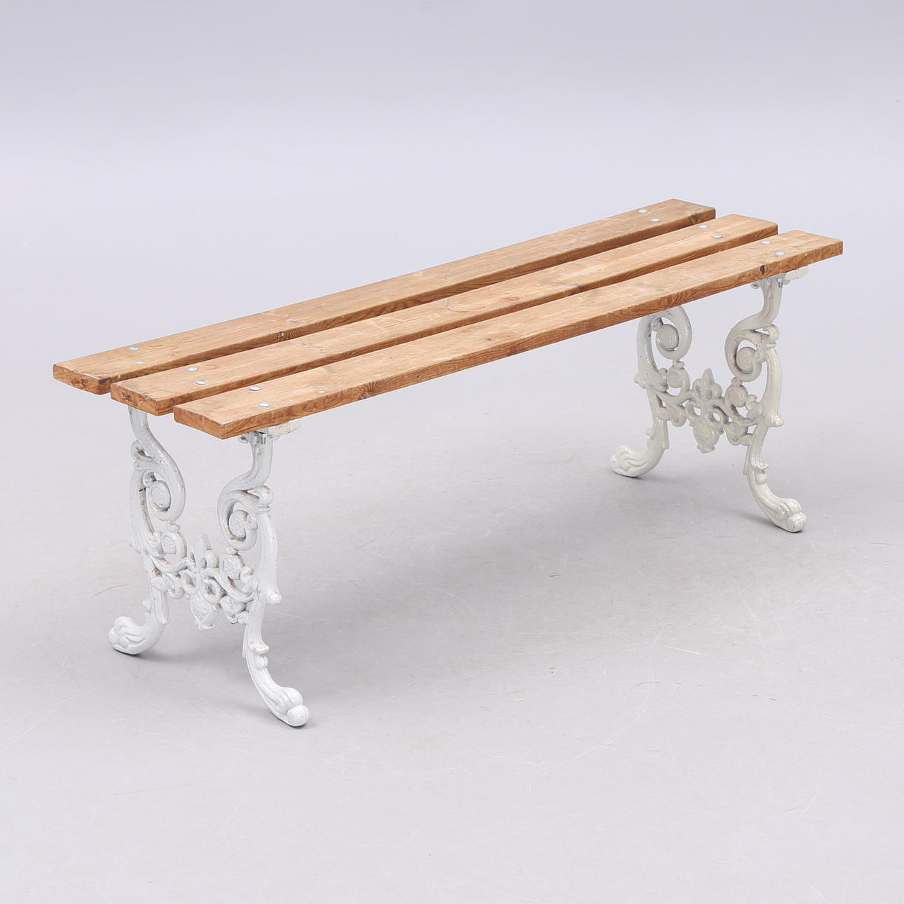 HOLZBANK, Eisen, Holz, 1900er Jahre.