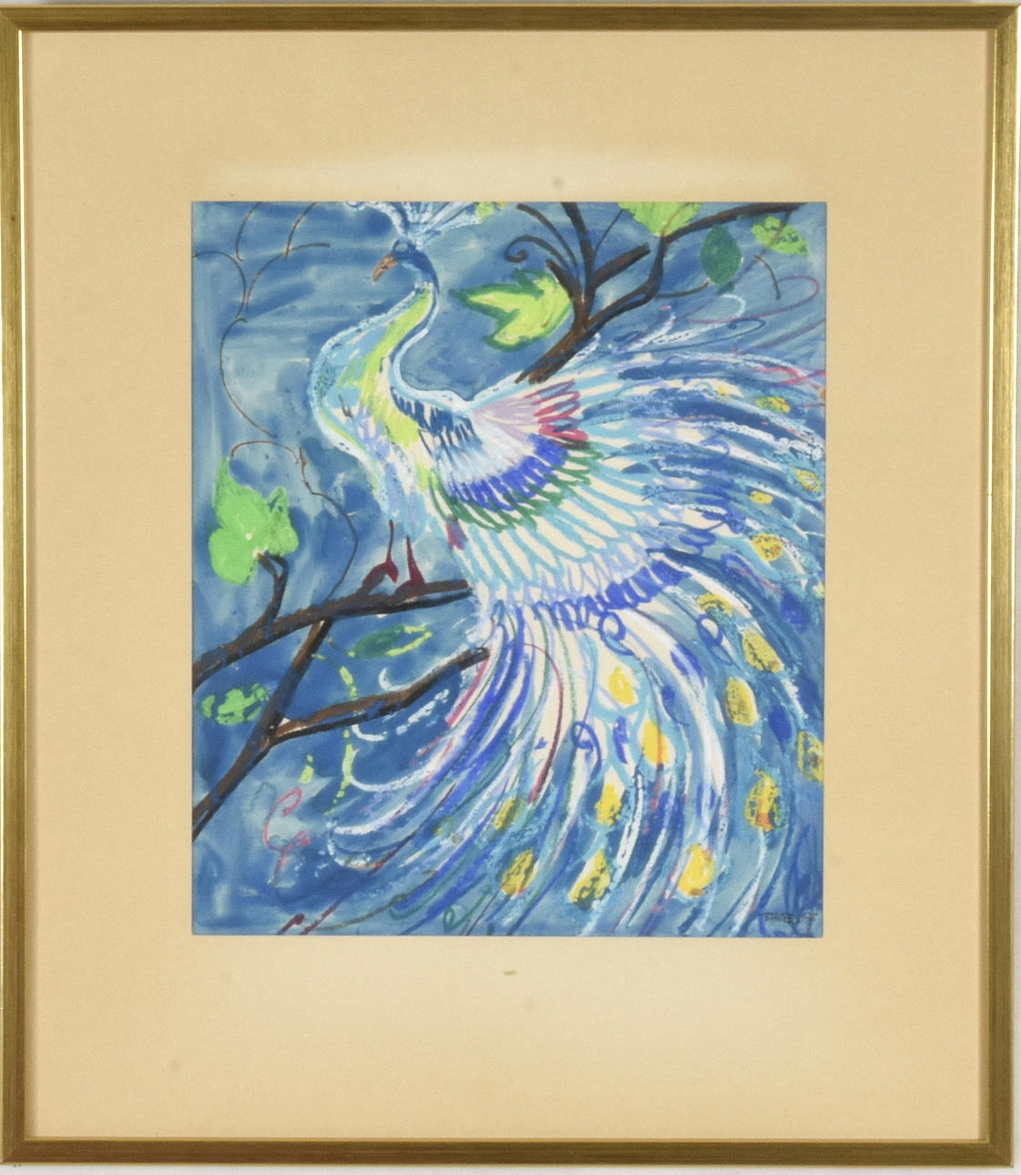 BRITA THORELL. Gouache.