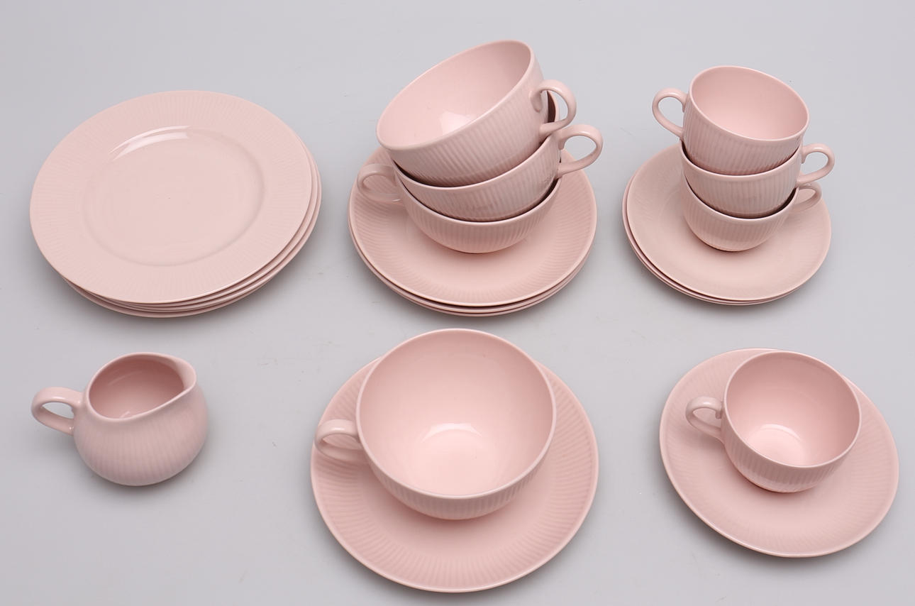 KAFFE OCH TESERVISDELAR, 14 delar, Arabia, 1950-tal.