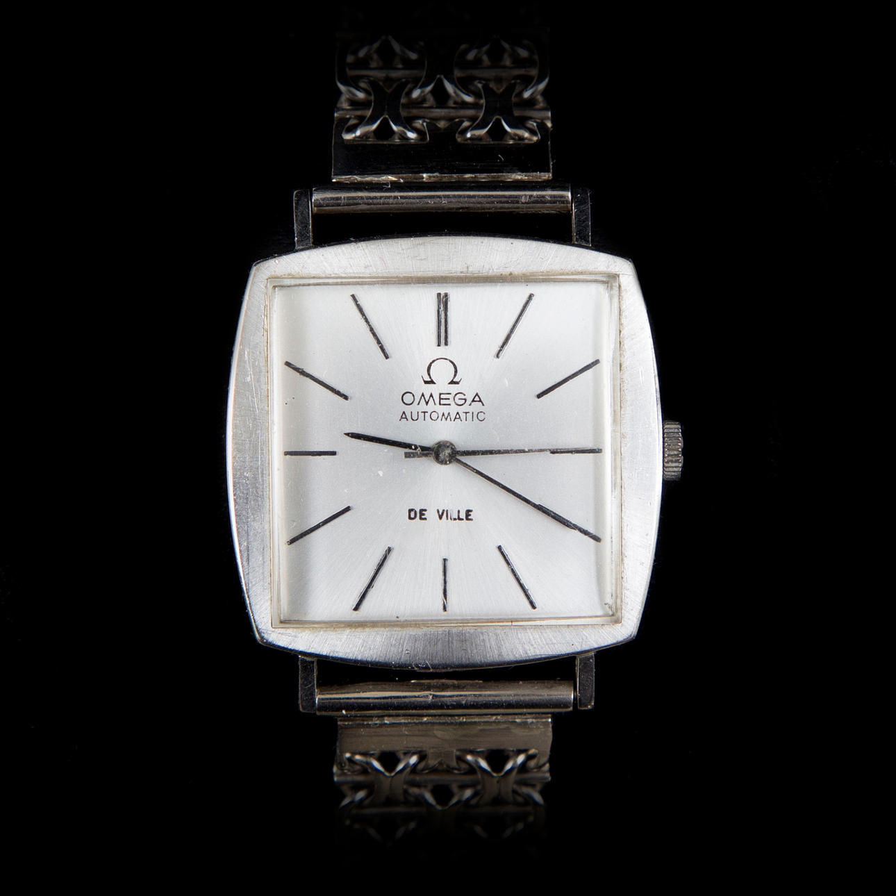 ARMBANDSUR, vitguld, Omega automatic, 18K, 1900-tal.