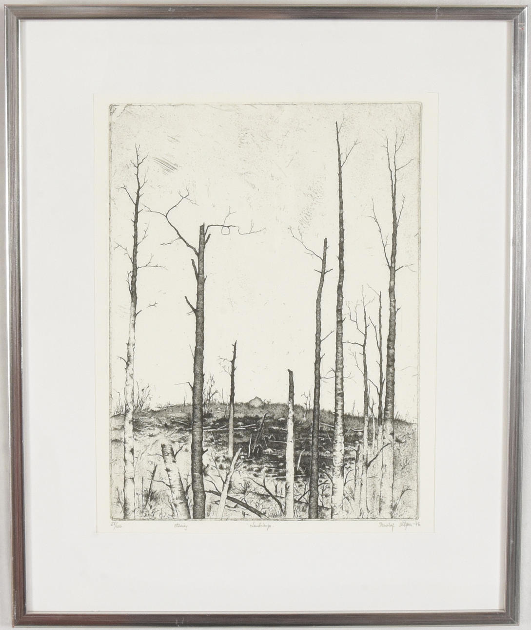 PEROLOF NILSSON. Etsning.