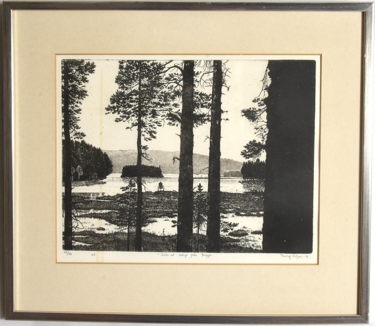 PEROLOF NILSSON. Etsning.