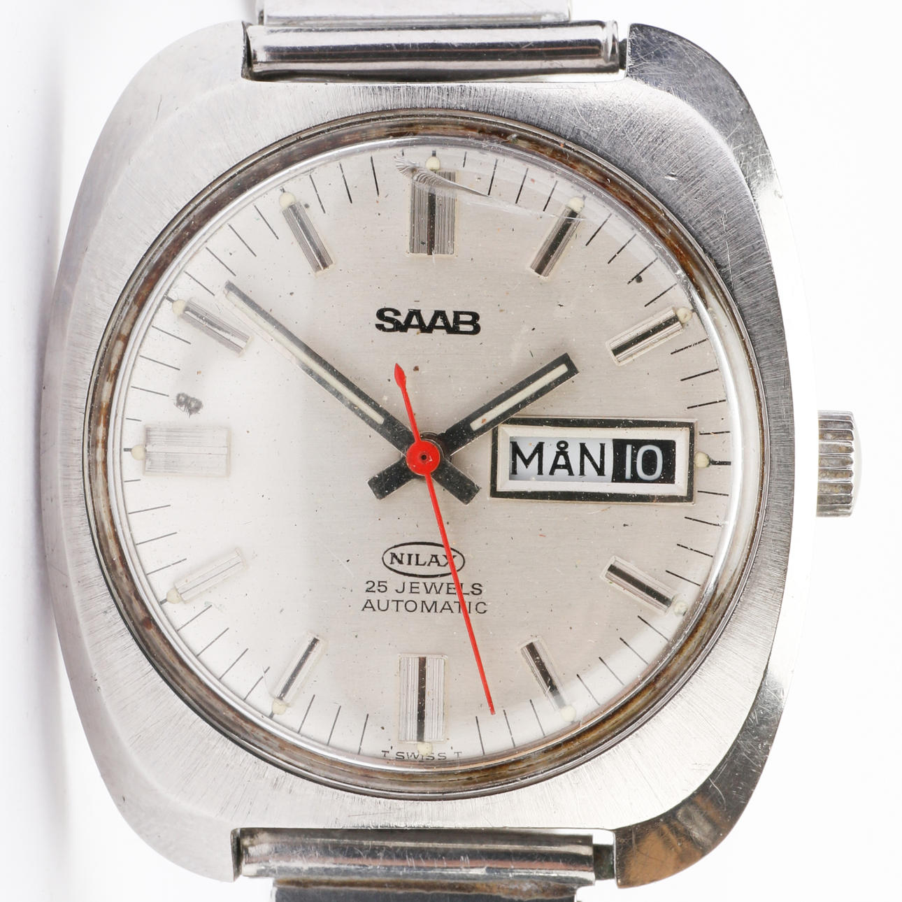 ARMBANDSUR, "SAAB", Nilax,25 jewels,automatic.