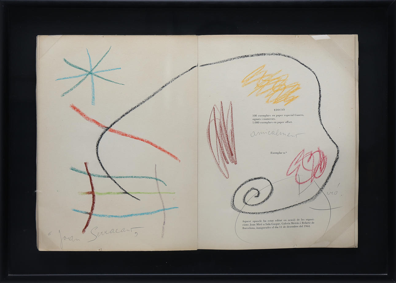 JOAN MIRÓ. Sin título.