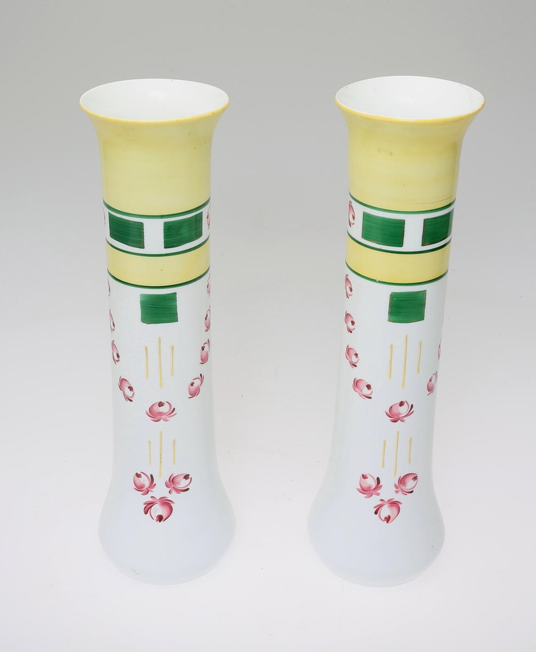 VASER, 1 par, flussglas 1800-tal.