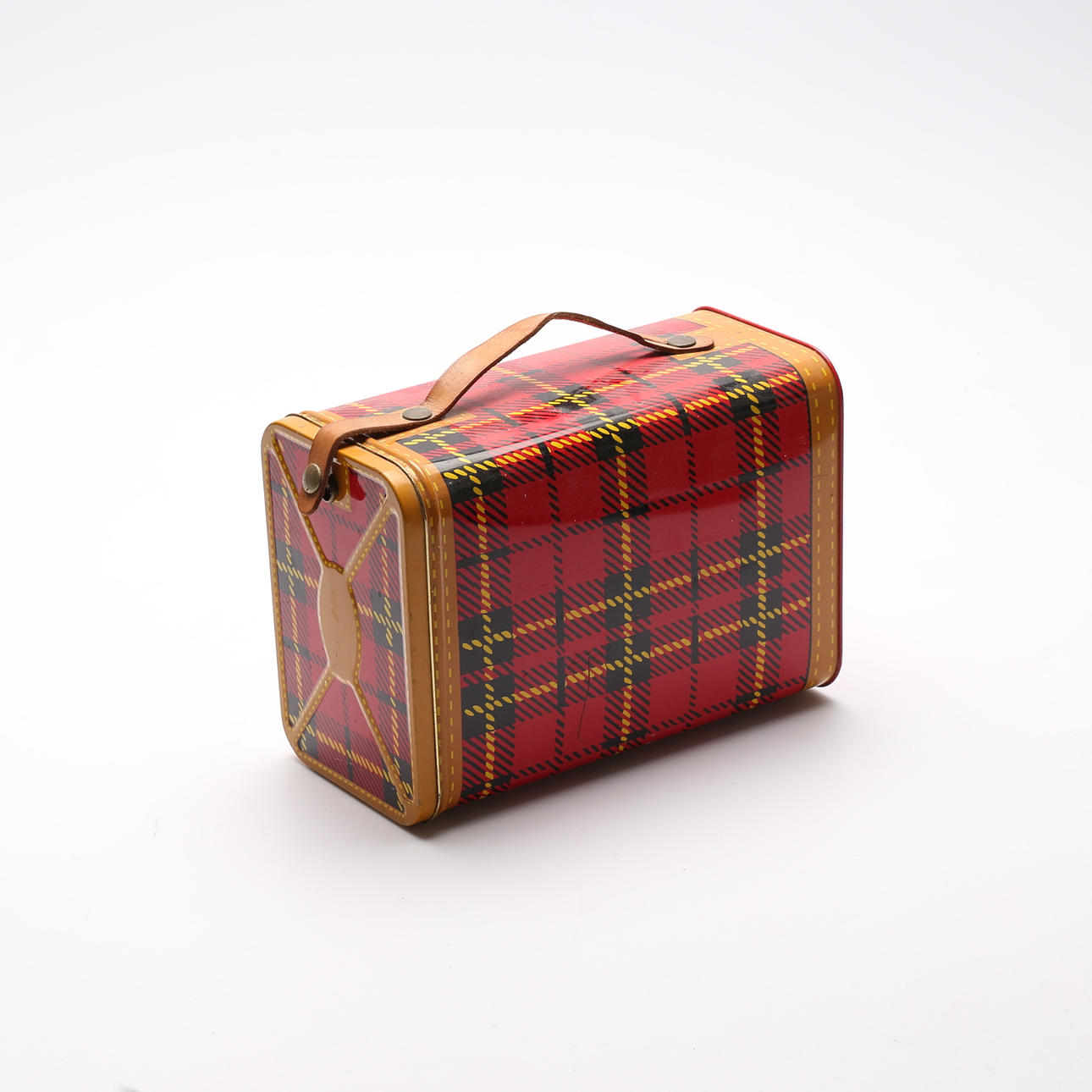 LUNCH BOX, tin, 1950s/60s.