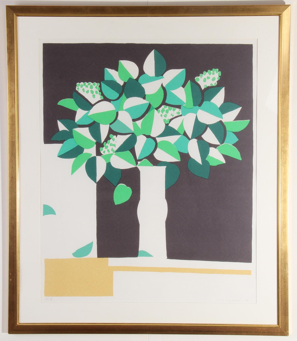 OLLE NYMAN. LITOGRAFI, signerad och numrerad, 78.