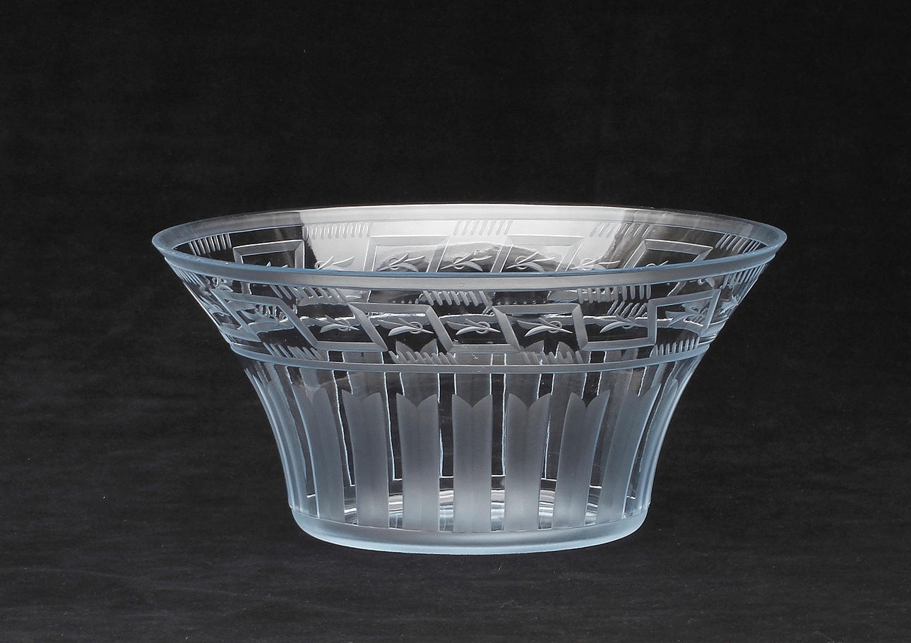 SKÅL, glas, Simon Gate, Orrefors, signerad.