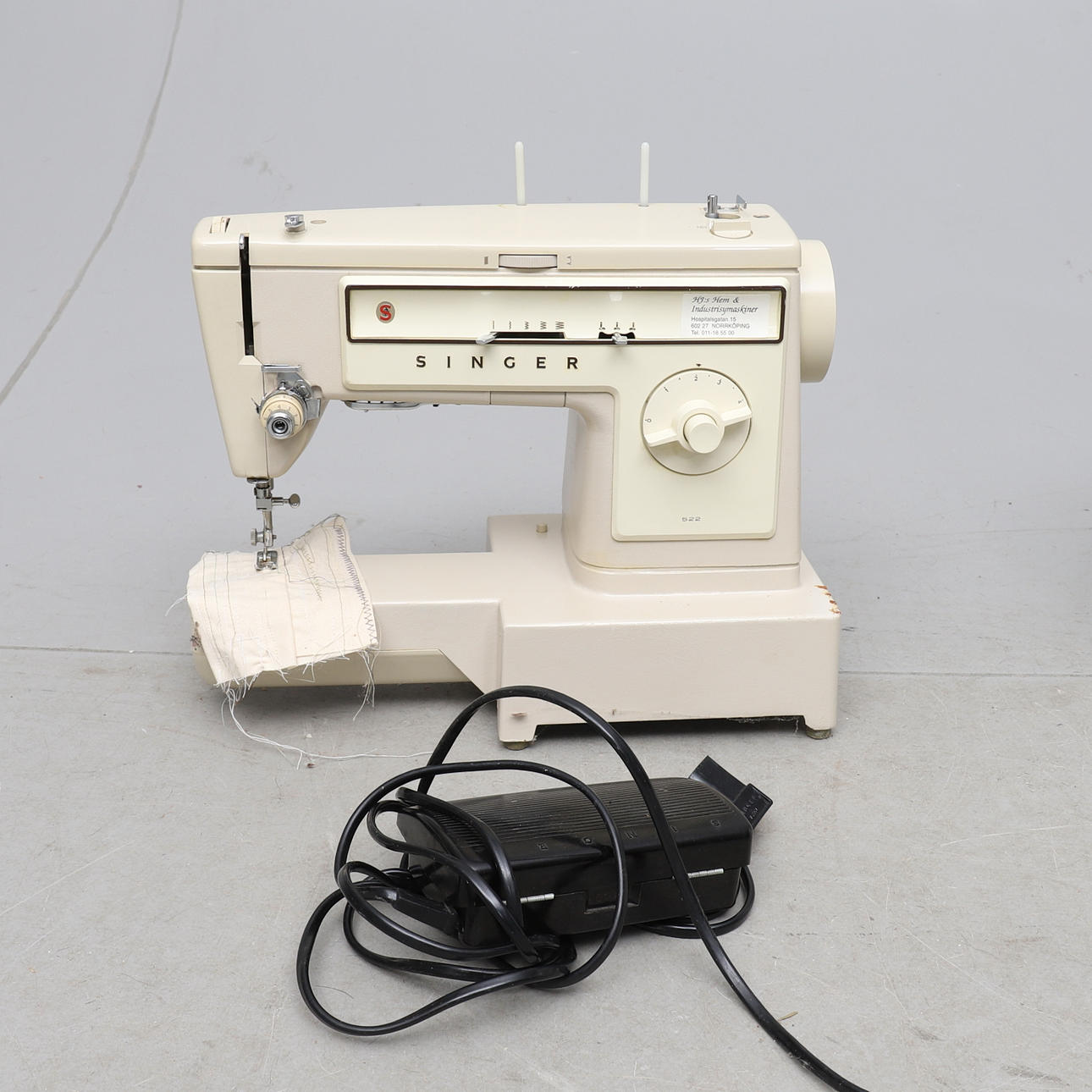 MÁQUINA DE COSER, Singer, 1900.