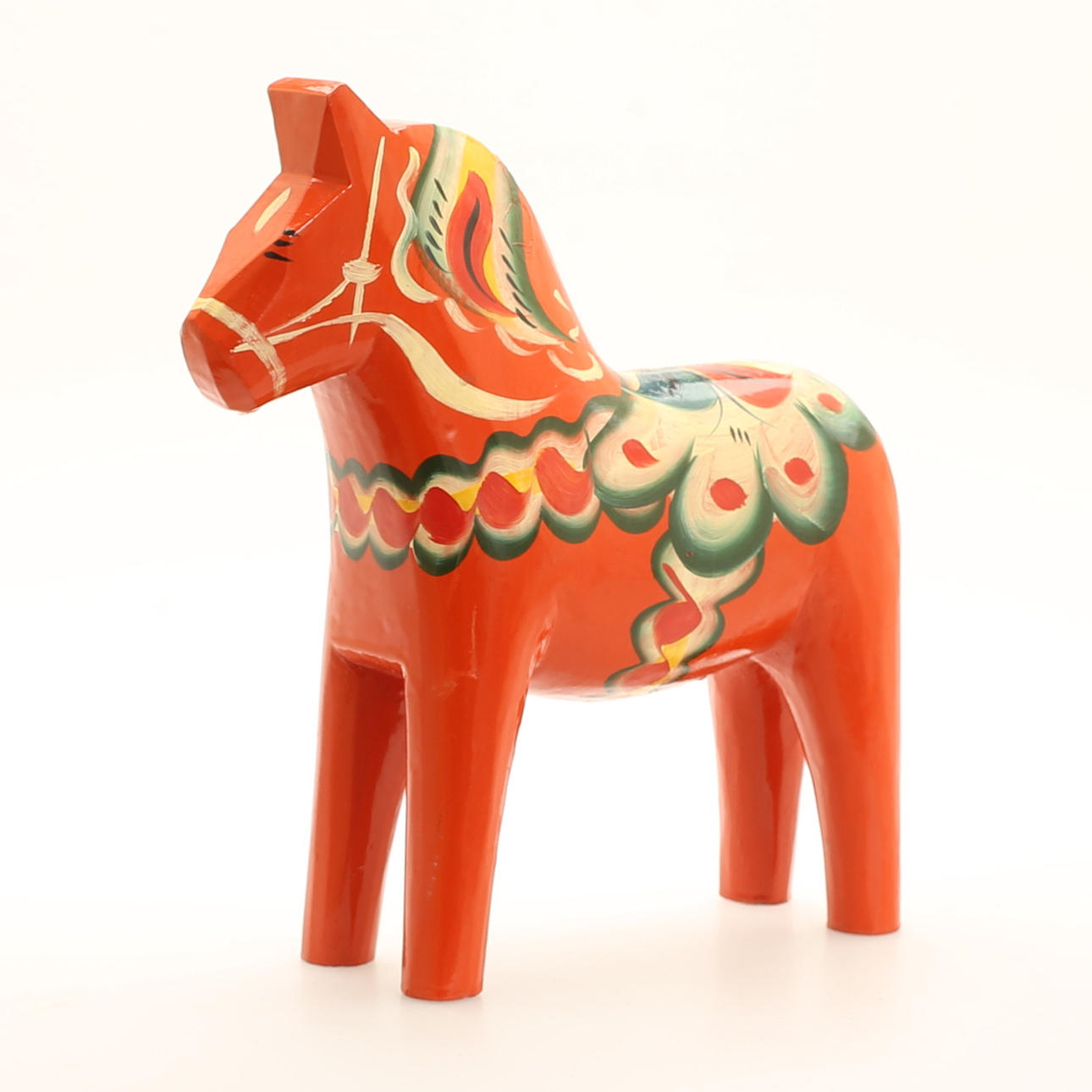 CABALLO DALAH, madera pintada, Orsa.