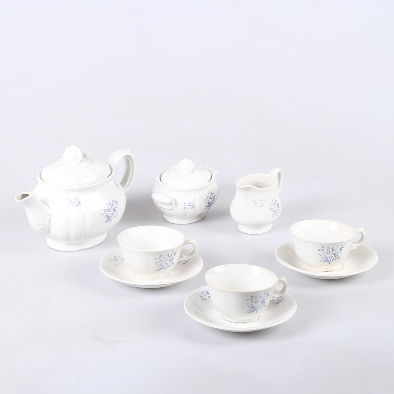 TESERVIS, "Lisa", Rörstrand, 9 delar.