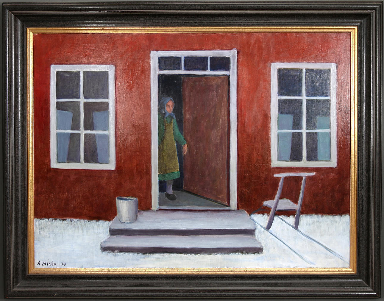 ARMAS VAINIO. Olja på duk, signerad och daterad 1973.