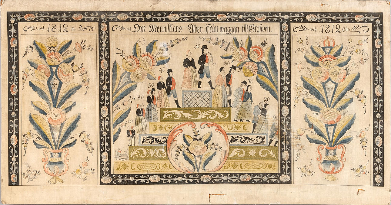 ÅLDERSTRAPPAN, allmogebonad.