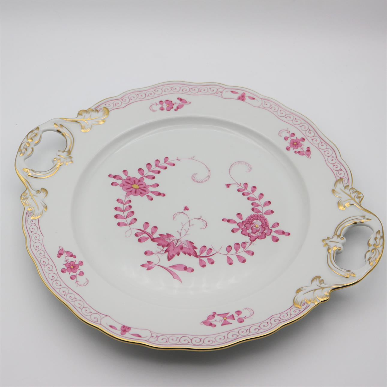 MEISSEN SCHALE INDISCH PURPUR.