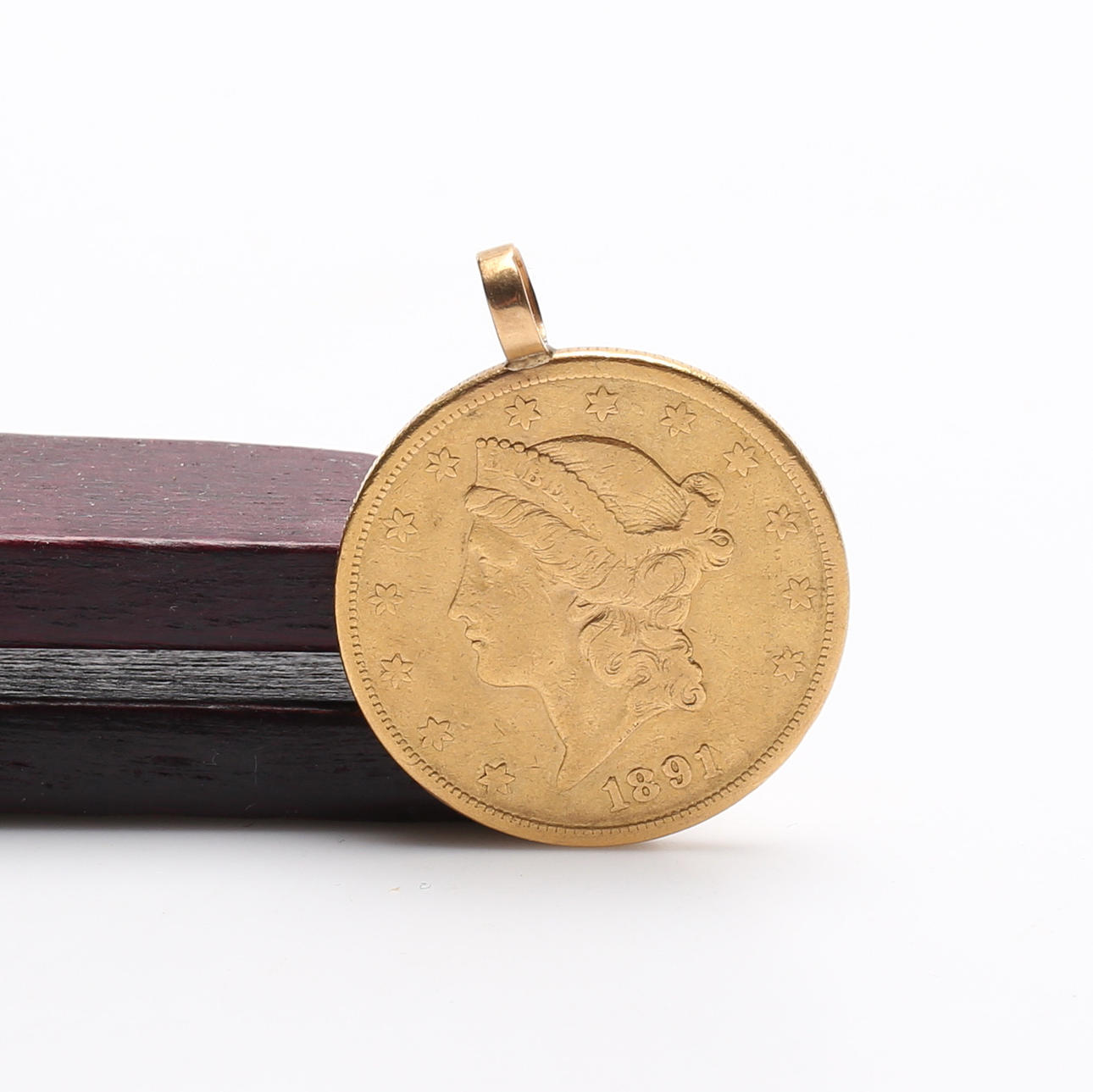 COIN, gold, 20 dollars, USA 1891.