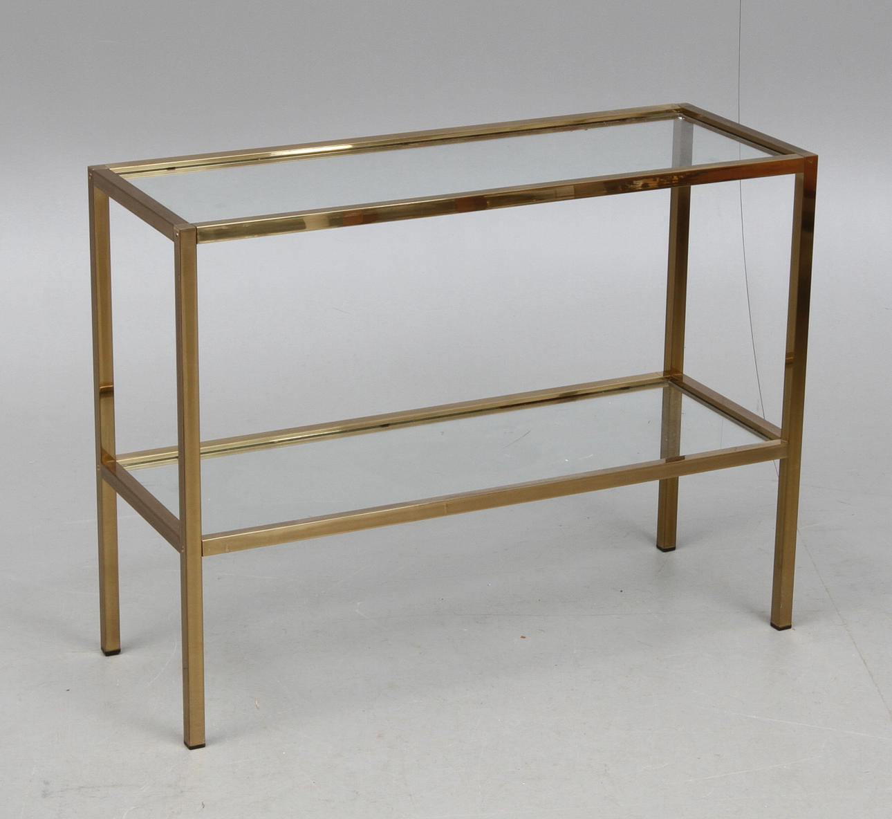 SIDOBORD, metall, glas, 1900/2000-tal.