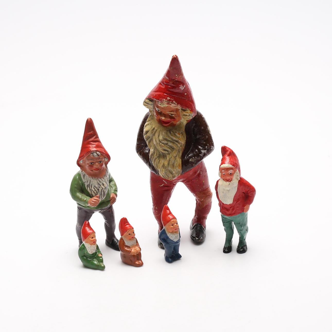 TOMTAR, 6 st, keramik, 1900-tal.