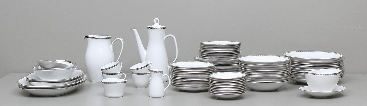 SERVIS, 73 delar, porslin, "Concord", Rörstrand, 1960-tal.