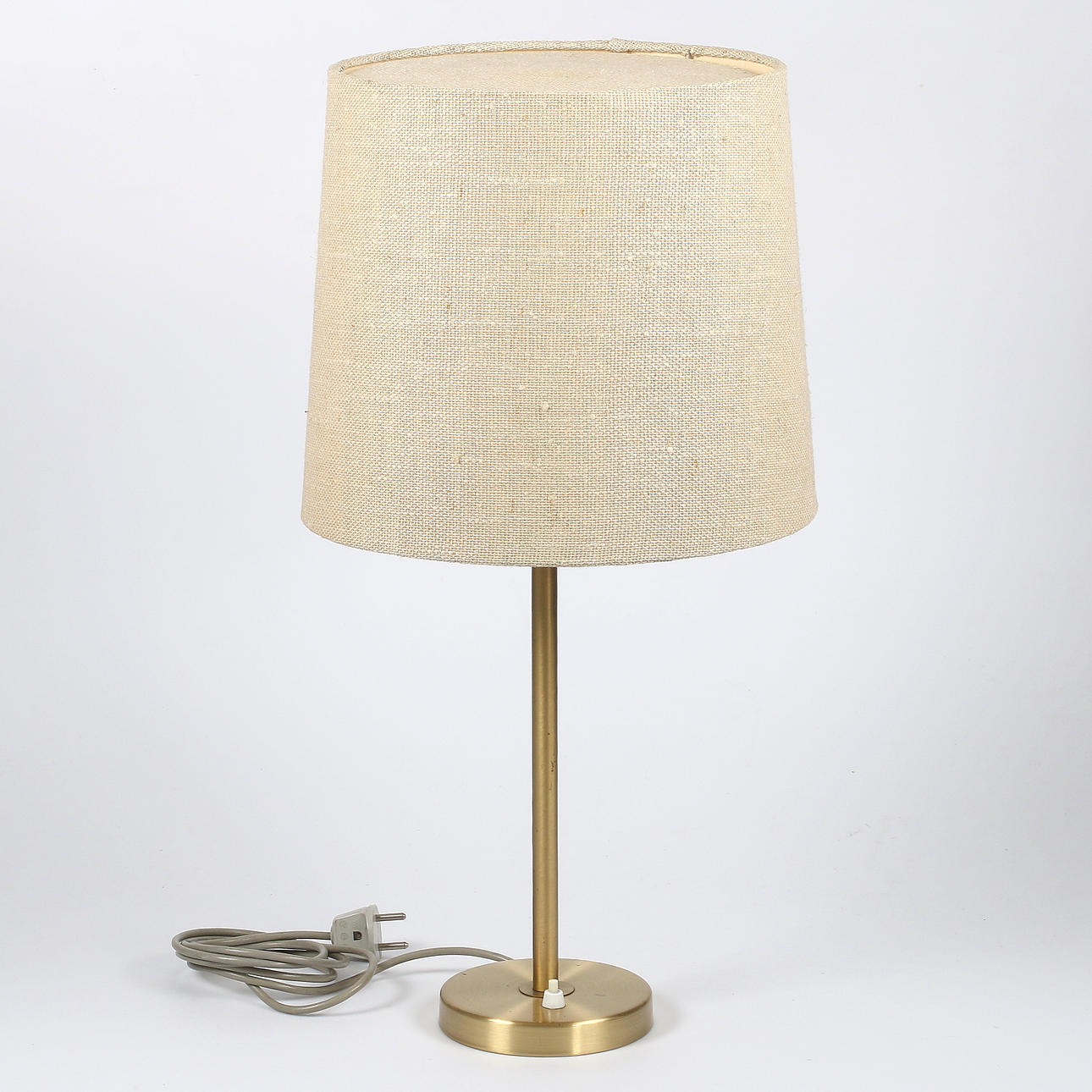 BORDLAMPE, messing, Boréns Borås, 1900-tallet.