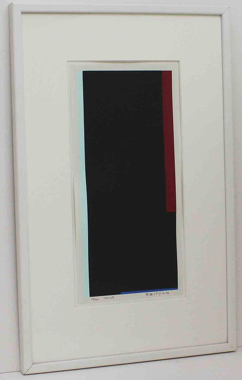 OLLE BAERTLING. Geometrisk komposition. Serigrafi. Signerad Baertling dat 1951-68. 56/300.