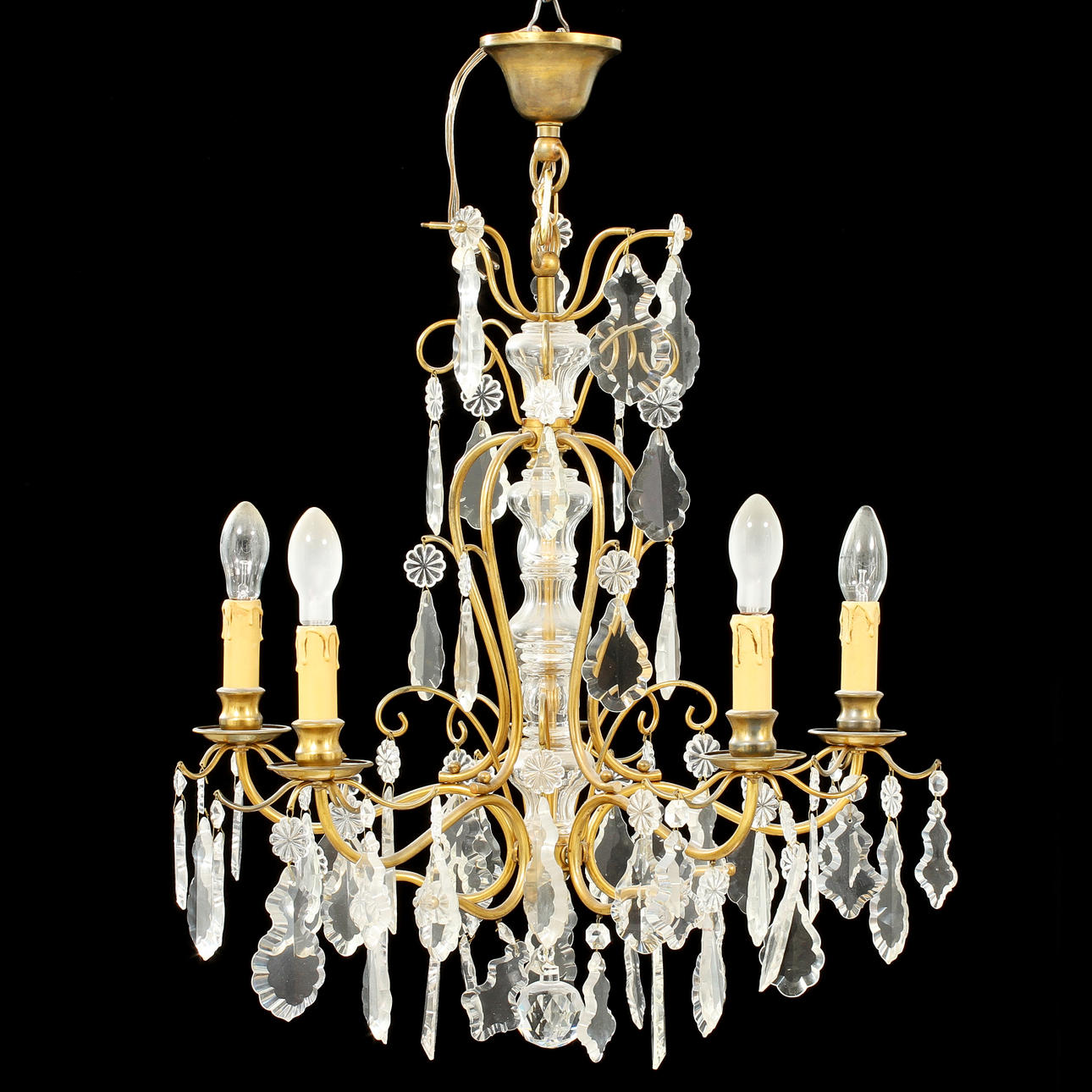 LJUSKRONA, 1900-tal, höjd 70 cm.