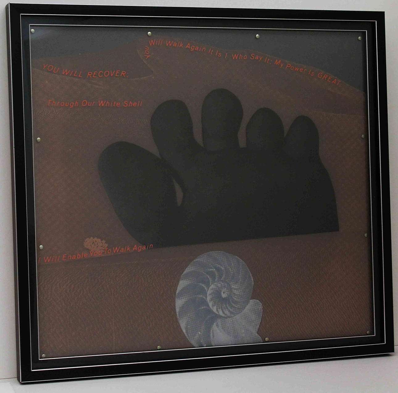 ROBERT RAUSCHENBERG. "You will recover". Litografi. Signerad Rauschenberg. HC 11/12 71.