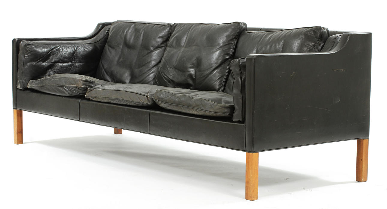 SOFFGRUPP, 3 delar. Börge Mogensen för Fredericia Stolefabrik, Danmark.