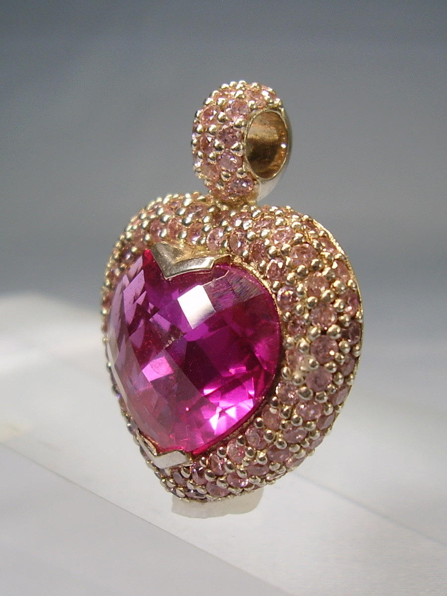 HERZ ANHÄNGER SILBER signiert THOMAS SABO.