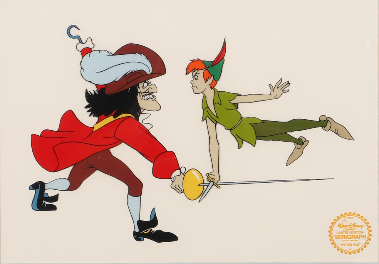WALT DISNEY, Peter Pan, dibujos animados, edición limitada.