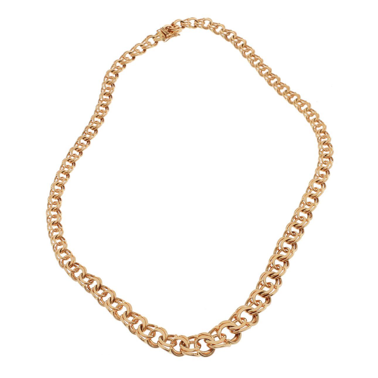 HALSKEDJA, 18k, 48,2g.