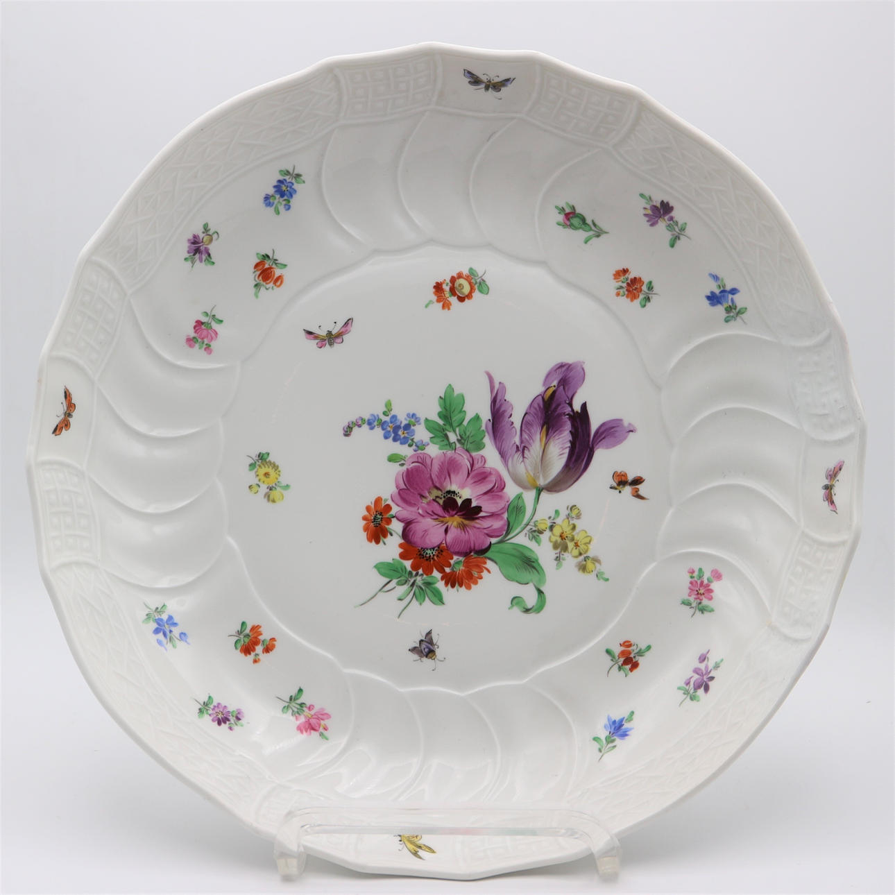 MEISSEN STREUBLÜMCHEN SCHALE.