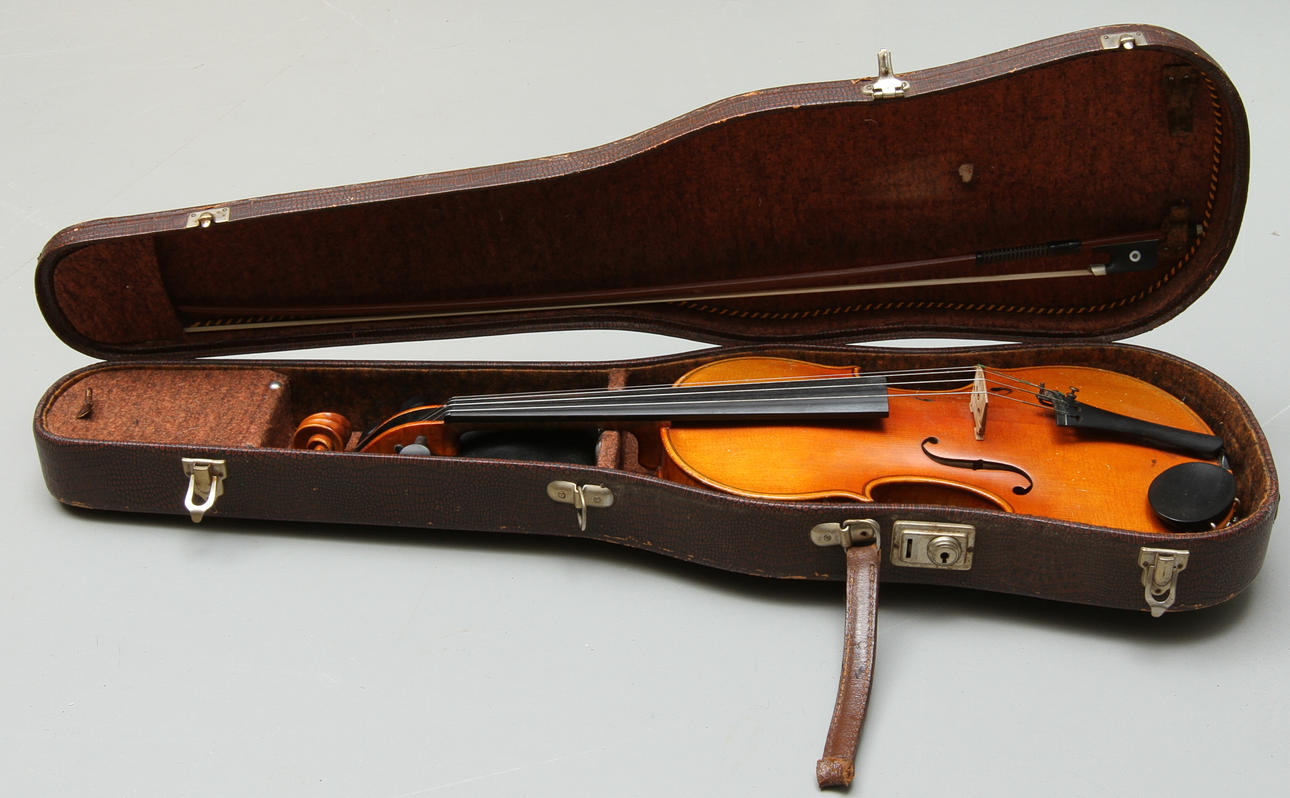 FIOL, i fodral, 1900-tal.