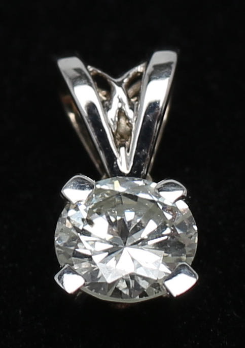 HÄNGE, 14 K, 1 gram, diamant, briliantslipad, 0,50 carat, Wesselton.