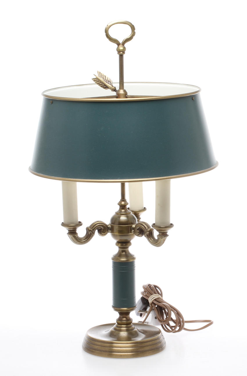 BORDSLAMPA, boulettemodell, Omkring 1900-talets mitt.