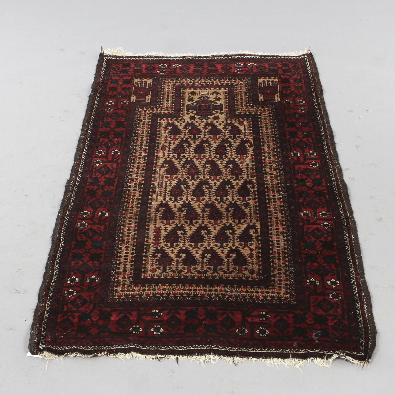 BÖNEMATTA, Belutch. Old. 185 x 95 cm.