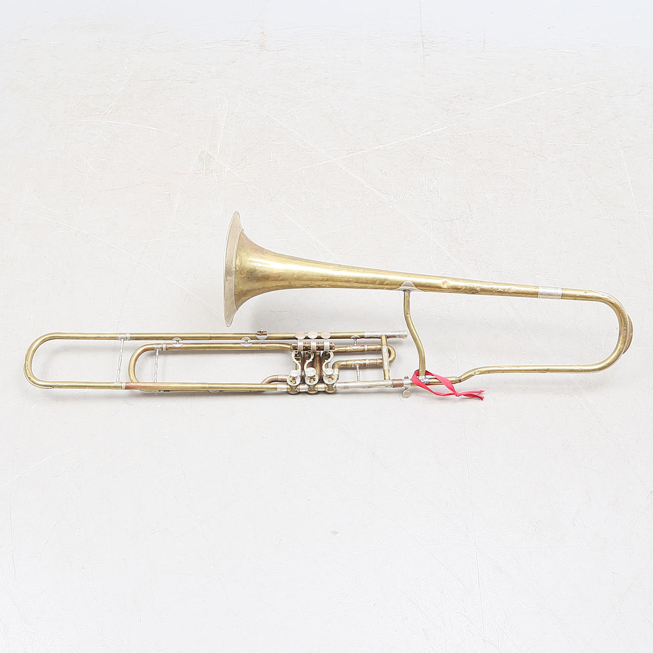 WIND INSTRUMENT, crowned with three crowns, probably 19th century.