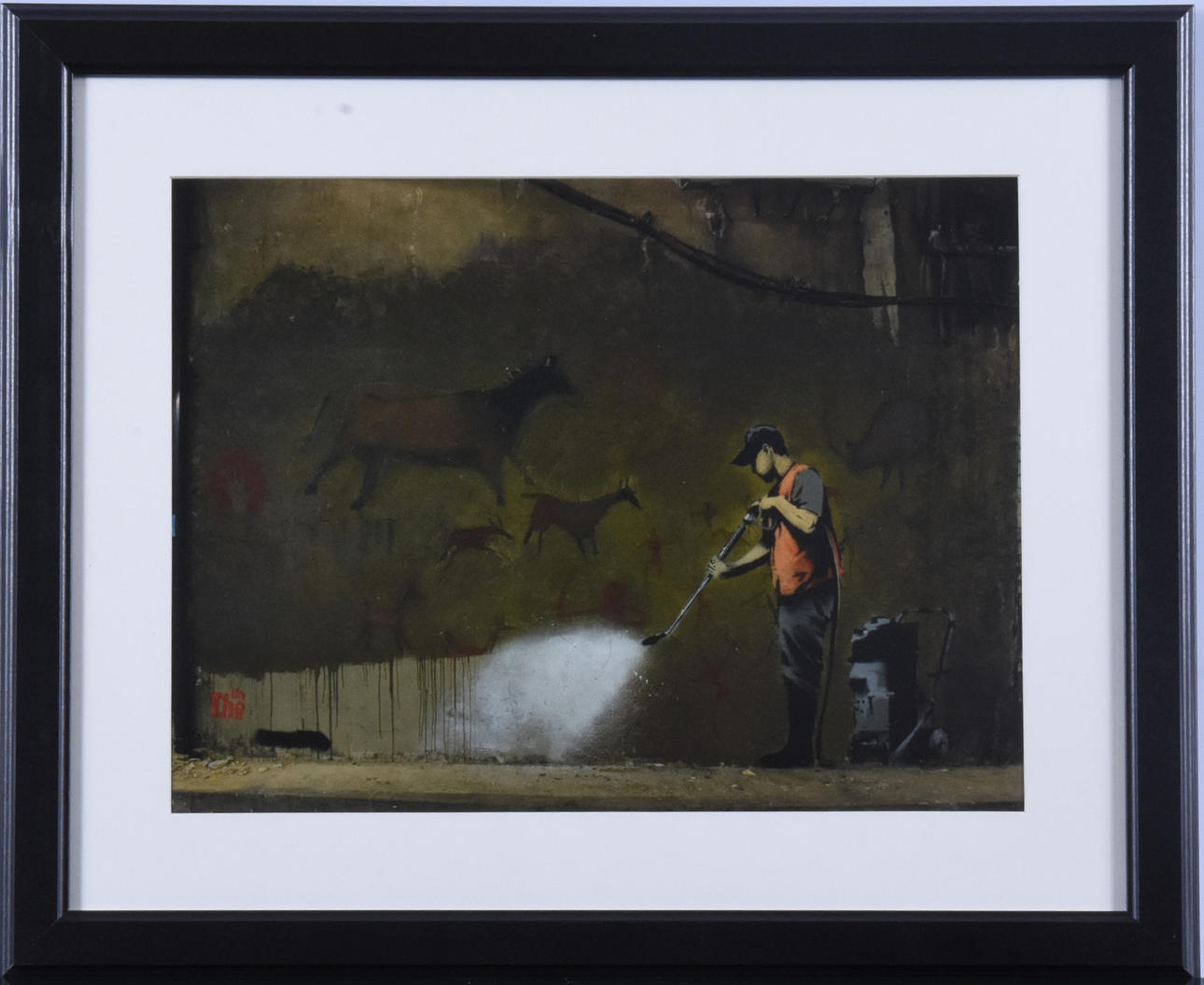 BANKSY. EFTER. Offsettryck.