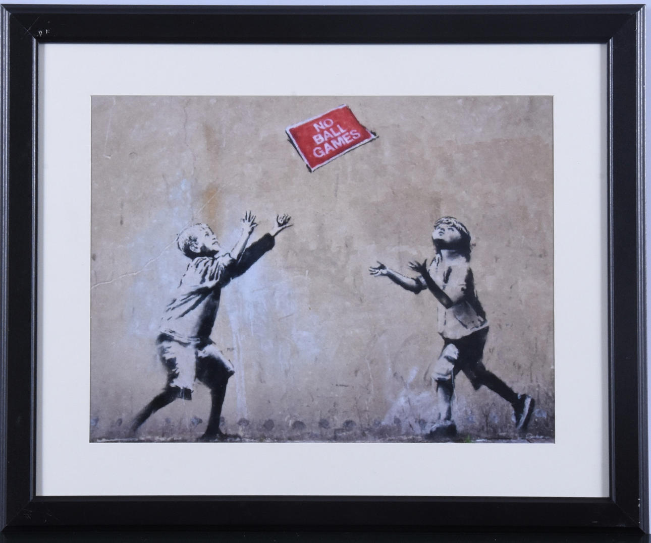 BANKSY. EFTER. Offsettryck.